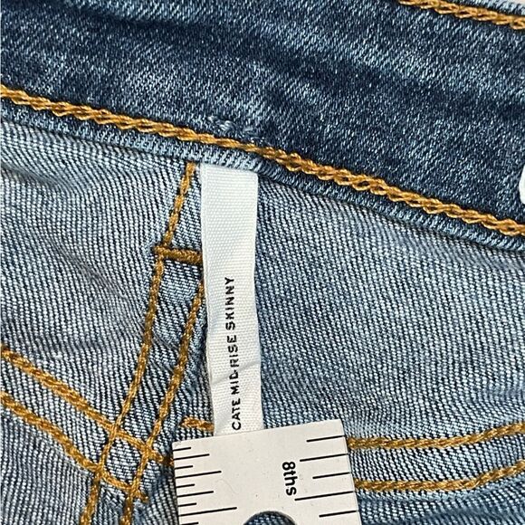 Rag & Bone Cate Mid Rise Skinny Denim Jeans Women Size 27 Blue - Picture 6 of 10